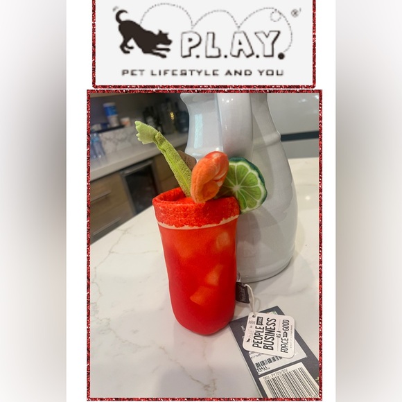 🆕 3/for $20 in a Bundle ~ P.L.A.Y. Barking brunch Dog Toy - Picture 1 of 16